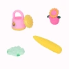 Children's water play toys, baby bathing, garden vegetables, pinching, calling boys and girls swimming, water play, bathroom toys Specification image